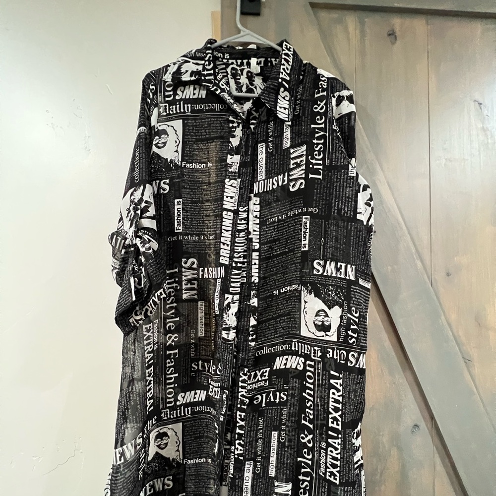 Cute news paper look